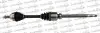 CITROEN Полуось прав L=1009mm 28/37 зуб. C5 III (RD) 2.0 HDi 140 08-, DS5 2.0 HDi 165 11-15, PEUGEOT 407 SW (6E) 2.0 HDi 08-10, DS TRAKMOTIVE 30-0237 (фото 1)