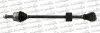 FIAT піввісь прав. L=754mm 25 зуб. 500 0.9 12-, 500 C 1.4 09-, FORD KA 1.3 TDCi 08-16 TRAKMOTIVE 30-0363 (фото 1)