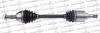 FORD Полуось лев L=617mm 25/23 зуб. Fusion 1.4/1.6 -12, Fiesta 1.25/1.6 -08 TRAKMOTIVE 30-0395 (фото 1)