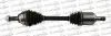 LAND ROVER Полуось прав. L=595,5mm 28/23 зуб. FREELANDER I 2.0 Td4 00-06 TRAKMOTIVE 30-0444 (фото 1)