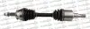 NISSAN Полуось лів./прав. L=632mm 29/27 зуб. Pathfinder 2,5dCi 05-, Navara TRAKMOTIVE 30-0471 (фото 1)