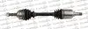 OPEL піввісь лів з ABS L=580mm 22/22 зуб. Combo 01-, Corsa C 00- TRAKMOTIVE 30-0528 (фото 1)