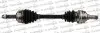 OPEL Полуось лів. L=593mm L2=626mm 22/22 зуб. ABS 29 зуб. VECTRA B (J96) 1.6 i 96-00 TRAKMOTIVE 30-0533 (фото 1)