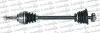 RENAULT піввісь лів.L=629mm 21 зуб. CLIO II 1.2 98-10, CLIO II 1.5 dCi 01-03, KANGOO Express 1.5 dCi 01-, TWINGO I (C06_) 1.2 96-07 TRAKMOTIVE 30-0795 (фото 1)