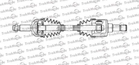 Полуось левая L=628, 27/26 зуб FORD MONDEO 00- TRAKMOTIVE 30-1103 (фото 1)