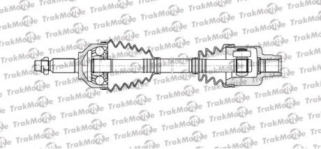 FORD Полуось правая L=579mm, 35/27 зуб. MONDEO III (B5Y) 2.0 16V 00-07, MONDEO III седан (B4Y) 3.0 V6 24V TRAKMOTIVE 30-1104