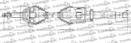 Приводний вал. передн. прав. c ABS L=1092,5 FORD Transit 2,2-2,4TDCi 04- TRAKMOTIVE 30-1144