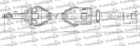 Приводний вал. передн. прав. c ABS L=1092,5 FORD Transit 2,2-2,4TDCi 04- TRAKMOTIVE 30-1144