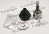 FIAT ШРКШ зовнішній к-кт 21/22 зуб. IDEA 1.2 04-, PUNTO 1.2 99-06, LANCIA MUSA 1.4 07-12, YPSILON 1.2 03-11 TRAKMOTIVE 40-0130 (фото 1)