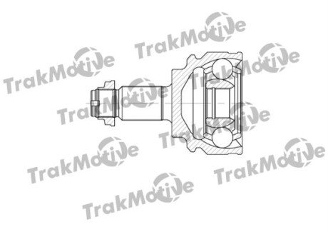 BMW ШРКШ зовнішній к-кт 30/27 зуб.X5 E53 TRAKMOTIVE 40-0557