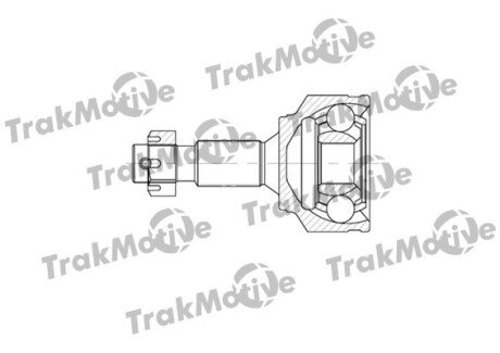 PEUGEOT ШРКШ зовнішній к-кт 28/34 зуб.407 1.8/2.0/2.2/3,0 04-,Citroen C5 08- TRAKMOTIVE 40-0562