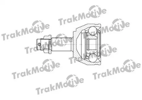 CITROEN ШРКШ зовнішній к-кт 27/28 зуб. C8 2.0 HDi 02-, C8 2.0 HDi 135 06- TRAKMOTIVE 40-0578