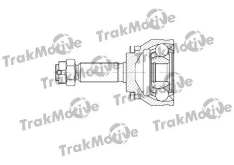 HYUNDAI ШРКШ зовнішній к-кт 25/25 зуб (з ABS Matrix 1.5CRDI 04- TRAKMOTIVE 40-0585