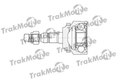 OPEL ШРУС зовніш з ABS к-кт 35/33 зуб Vectra B 2,2DTI -03 TRAKMOTIVE 40-0594