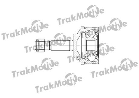 NISSAN ШРУС Наружный к-кт с ABS 30/21 зуб. KUBISTAR Фургон (X76) 1.2 03-, RENAULT CLIO II (BB_, CB_) 1.2 98-10, KANGOO (KC0/1_) 1.2 97-, SYMBOL II (LU_) 1.4 08-14 TRAKMOTIVE 40-0599