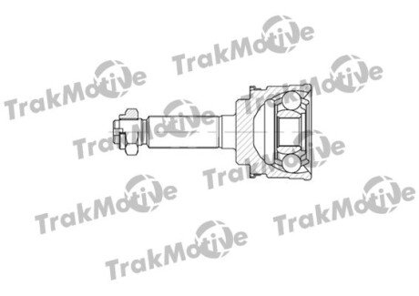 SUZUKI ШРКШ зовнішній к-кт 20/23 зуб. ALTO IV (EF) 1.0 94-98, SWIFT II 1.0 89-01 TRAKMOTIVE 40-0602