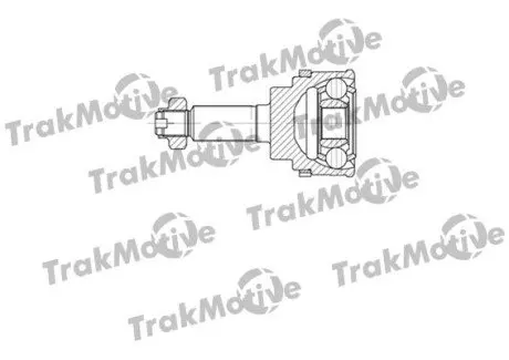 SUZUKI ШРУС наружный с ABS 19/23 зуб. IGNIS I (FH) 1.3 00-03 TRAKMOTIVE 40-0607