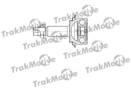 TOYOTA ШРКШ зовнішній к-кт Yaris 1,0-1,3 05- TRAKMOTIVE 40-0610