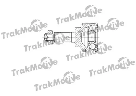 SUZUKI ШРКШ зовнішній з ABS к-кт 23/19 зуб. Alto TRAKMOTIVE 40-0612