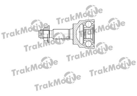 KIA ШРКШ зовнішній к-кт 24/21 зуб.Rio I 1.3 /1.6 00- TRAKMOTIVE 40-0615