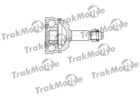 RENAULT ШРКШ зовнішній к-кт з ABS 23/25 зуб. Laguna I,Megane I,Scenic I 1.8/2.2d TRAKMOTIVE 40-0624