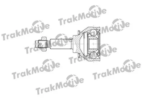 Шркш зовнішній к-кт 22/22 зуб. TAVRIA (1102) 1.1 89-07, TAVRIA (1102) 1.3 89-07 TRAKMOTIVE 40-0638