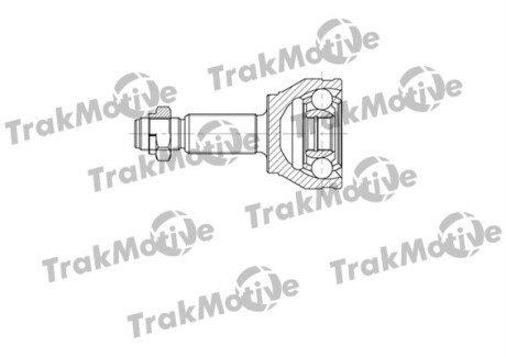 FORD ШРКШ зовнішній к-кт 25/21 зуб.Fiesta,Fusion 1.4/1.6 16V 01- TRAKMOTIVE 40-0641