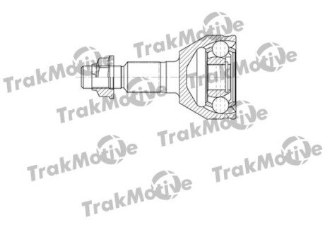 OPEL ШРКШ зовнішній 30/34 зуб. ANTARA A (L07) 2.0 CDTI 07-11, ANTARA A (L07) 3.2 06-11, CHEVROLET CAPTIVA (C100, C140) 2.0 D 07-, CAPTIVA (C100, C140) 3.2 06- TRAKMOTIVE 40-0660