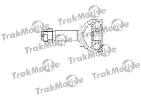 HYUNDAI ШРКШ внутрішній к-кт 25/22 зуб. ACCENT 00- TRAKMOTIVE 40-0682