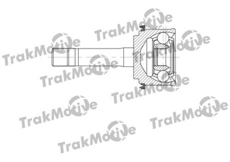 KIA Шрус к-кт 24/21 зуб. RIO (DC) 1.3 00-05, RIO седан (DC_) 1.3 02-05 TRAKMOTIVE 40-0683