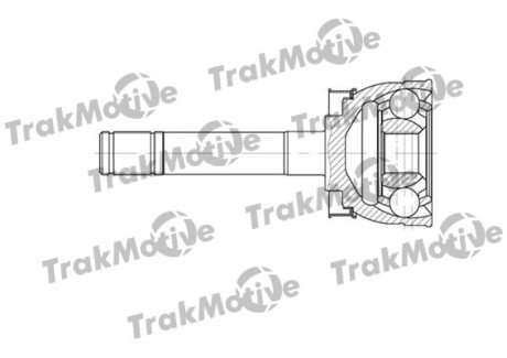 NISSAN Шрус внешний 28/25 зуб. PICK UP 98 TRAKMOTIVE 40-0695