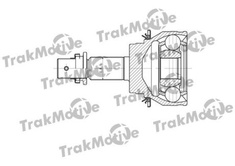 TOYOTA ШРКШ зовнішній 30/30 зуб. Land Cruiser 3,0D 02- TRAKMOTIVE 40-0703