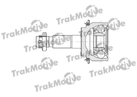 TOYOTA ШРУС наружный к-кт 29/30 зуб. Hilux 2,5-3,0 01- TRAKMOTIVE 40-0720