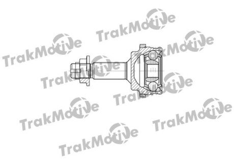 TOYOTA ШРКШ зовнішній з ABS к-кт 24/19 зуб. Yaris 1.5 16V,1.4D 00-, PEUGEOT 107 1.0 05-14, CITROEN C1 1.0 05-14 TRAKMOTIVE 40-0738 (фото 1)