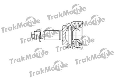 MITSUBISHI ШРКШ зовнішній к-кт 28/33 зуб. Lancer 08-, JEEP COMPASS 2.4 06-, DODGE CALIBER 1.8 06-09 TRAKMOTIVE 40-0740