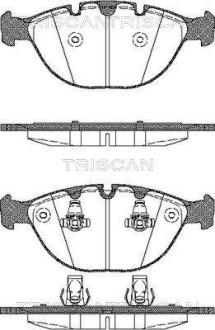 Колодки гальмівні передні TRISCAN 811011011 (фото 1)