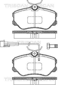 Колодки гальмівні передні TRISCAN 811015952