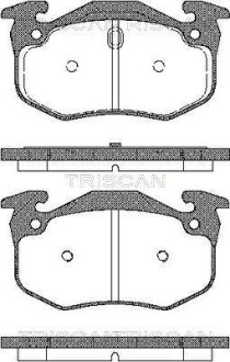 Колодки гальмівні задні TRISCAN 811025001 (фото 1)