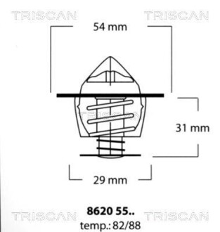 Термостат TRISCAN 86205588