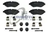 Колодки тормозные передние (система BREMBO) MB Sprinter (906) VW Crafter 06- TRUCKTEC 02.35.196 (фото 1)