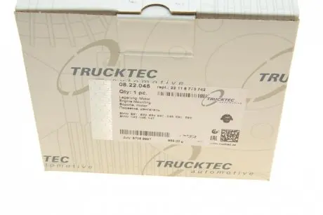 Подушка двигуна (передня) BMW 1 (E81/E88)/3 (E90/E91/E92/E93)/X1 (E84) 1.6/2.0/2.0D 04-15 N43/N45 TRUCKTEC 08.22.045