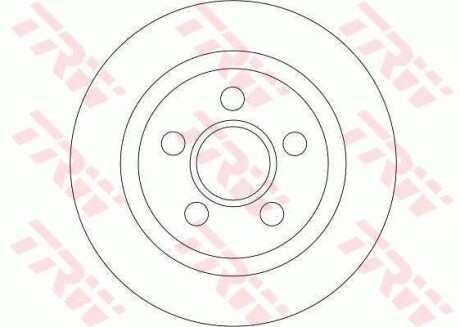 Гальмівний диск TRW DF4407