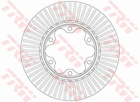 Диск гальмівний TRW DF6481
