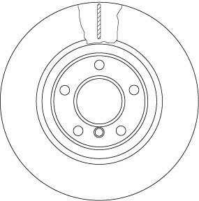 Диск гальмівний TRW DF6616S
