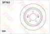 Диск гальмівний (1 шт.) HYUNDAI/KIA Grandeur/Optima/Soul "R D=284mm "11>> TRW DF7953 (фото 1)