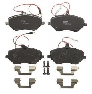 Тормозные колодки пер. Peugeot 407/607 04- (162,3x79,1x18,4) TRW GDB1595