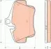 Гальмівні колодки дискові PORSCHE 911/Boxster (986)/Cayman "R "97-"13 TRW GDB1758 (фото 1)