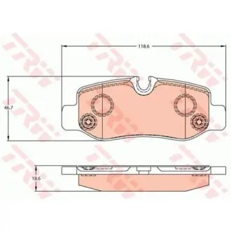 Гальмівні колодки TRW GDB2102