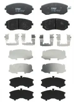 Тормозные колодки пер. Subaru Impreza 02-/Forester 02- (akebono) TRW GDB3371