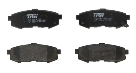 Комплект гальмівних колодок задн, MAZDA MPV II 2.0D/2.3 07.02-02.06 TRW GDB3406